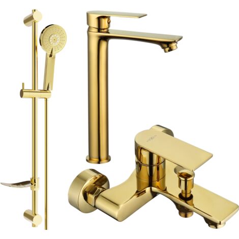 Mexen Royo DF40 Badewannenset, Gold - 72213DF40-50