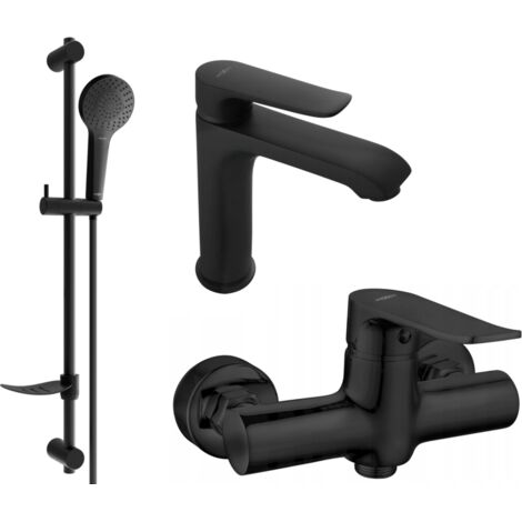 Mexen Pecos DF05 Brausegarnitur, Schwarz - 72704DF05-70 (1/4)