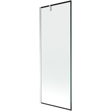 Mexen Next 1-Flügel-Badewannenwand 70 x 150 cm, Schwarzes Design, chrom - 895-070-000-00-70-01