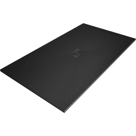 Mexen Hugo rechteckiger Duschwanne SMC 180 x 100 cm, schwarz, schwarze Abdeckung - 42701018-B (1/5)