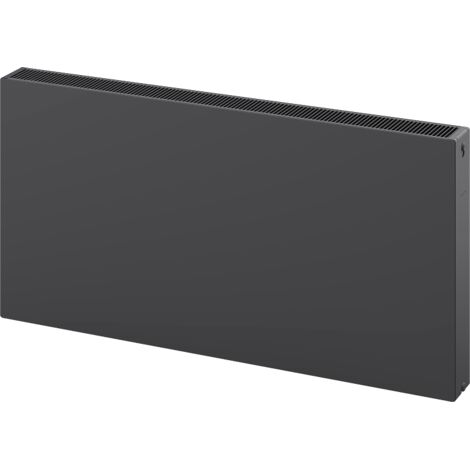 Mexen Flach CF22 Plattenheizkörper 600 x 900 mm, seitliche Anschlüsse, 1424 W, Anthrazit - W422F-060-090-66