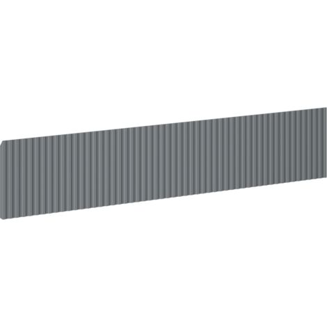 Mexen Rivel Front geriffelt für Waschtischunterschrank 80 x 20 cm, Graphit Matt - 91A20-0800-235-1-66 (1/2)