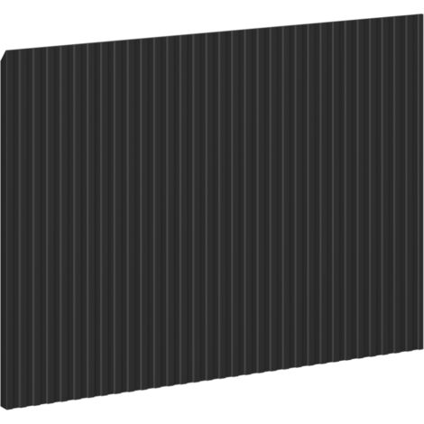 Mexen Rivel geriffelter Front für den Korpus des Badschranks 70 x 43,5 cm, schwarz matt - 91A20-0700-470-1-71