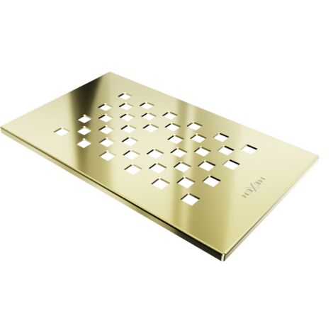 Mexen Hugo Duschwanneneinfassung, gold - 42910050