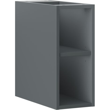 Mexen Box-A offener Schrank mit Regal 20 cm, Graphit matt - 91AX2-0200-470-0-66 (1/4)