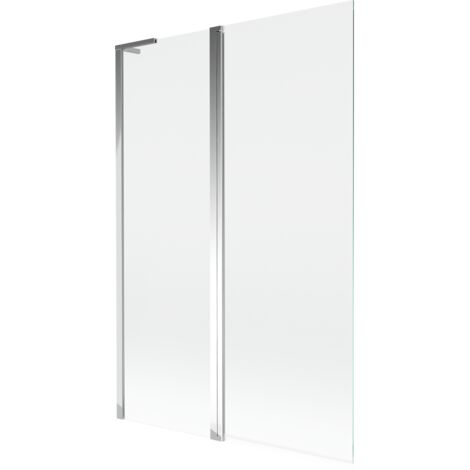 Mexen Mist L Badewannenfaltwand 2-flügelig 120 x 150 cm, transparent, Chrom - 8A9L-120-011-01-00 (1/5)