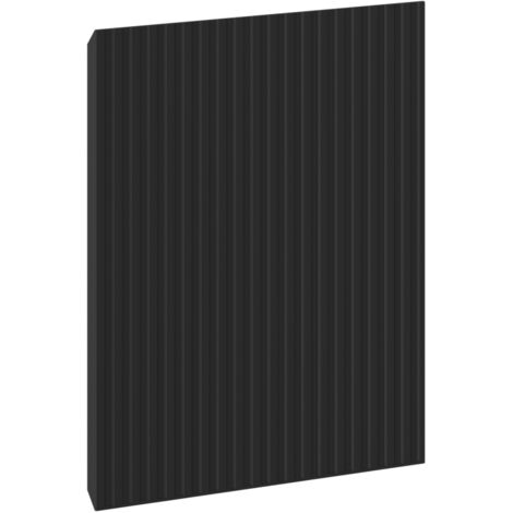 Mexen Rivel Front mit Rillen für Korpus des Badezimmerschranks 35 x 43,5 cm, schwarzmatt - 91A21-0350-470-1-71 (1/2)