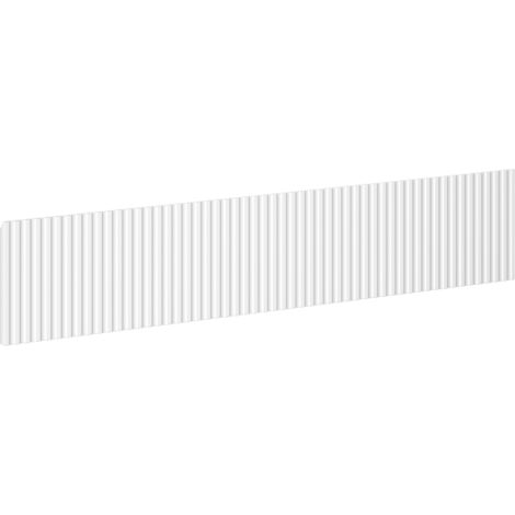 Mexen Rivel Front geriffelt für Schrankkörper 100 x 20 cm, Weiß matt - 91A20-1000-235-1-01 (1/2)