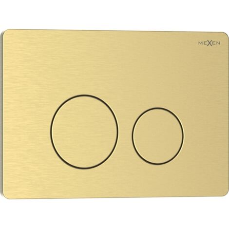 Mexen Tex 06 Spültaste Edelstahl, gebürstetes Gold - 6106-11