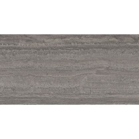 Mexen Neo Travertino Nero glasiertes Feinsteinzeug kalibriert. G1, Boden-Wand-Fliese 120 x 60 cm, matt - TL302-120-060-06
