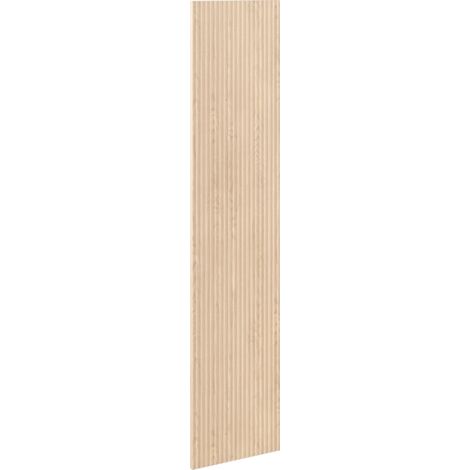 Mexen Rivel gerillte Front für den Korpus des Badezimmerschranks 35 x 160 cm, Eiche - 91A21-1600-300-1-81