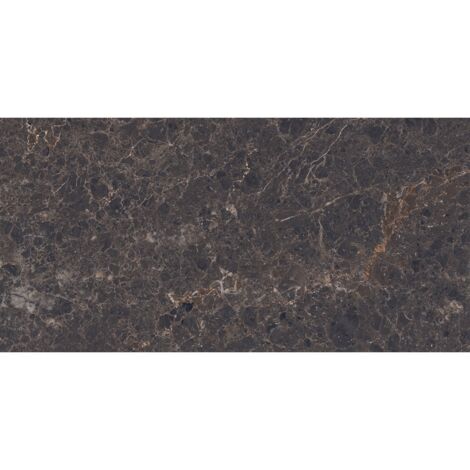 Mexen Slik Emperador Brown glasiertes Feinsteinzeug rekt. G1, Boden- und Wandfliese 120 x 60 cm, Hochglanz - TL207-120-060-00