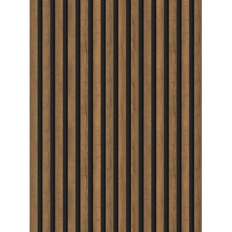 Mexen Lam-F akustische Wandpaneele 275 x 31,5 cm, Filz 6 mm, Mocca Eiche - S105-275317-2812-074