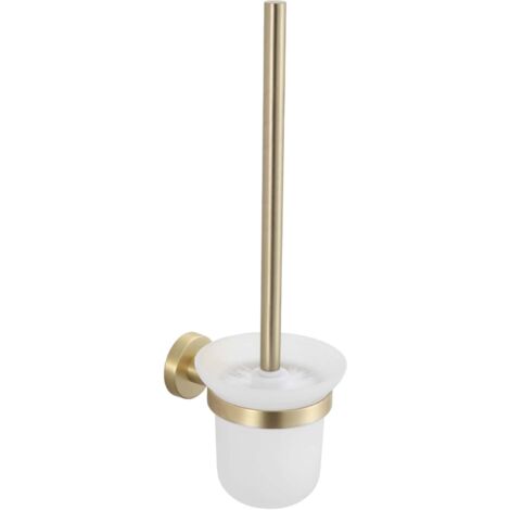 Mexen Remo Toilettenbürste, gebürstetes Gold - 7050750-55
