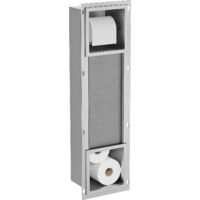 Mexen X-Wall-BP Toilettenpapierhalter mit Aufbewahrung, inox - 1914