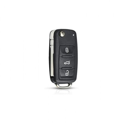 Guscio Di Ricambio Per Chiave Volvo 5 Pulsanti – Smart Keyless Entry PG788A, Con Inserti Vuoti, Compatibile S60/S80/XC60/V70/V40