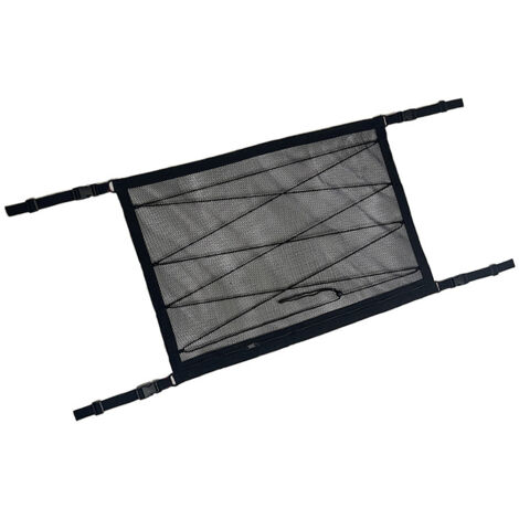 Rete Portabagagli Per Auto Da Tetto 90x35 Cm Per Ford Transit Custom - Nylon Con Ventose E Viti