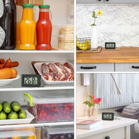 Termometro Digitale Con Sonda 5m - Display LCD Per Temperatura Da -50°C A 110°C - Foto 5