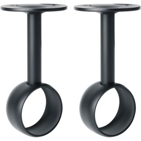 cailiya 4 Pezzi Bastone per Tende Inox Supporto,Staffa per ontaggio a