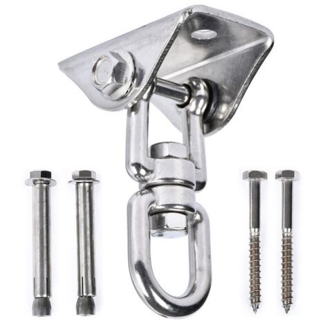 M5 - Gancio Da Parete Per Montaggio A Soffitto, Resistente In Acciaio Inox 304, Per Yoga, Altalena, Barca, Sartiame Marino, Hardware (8 Pezzi - Foto 3