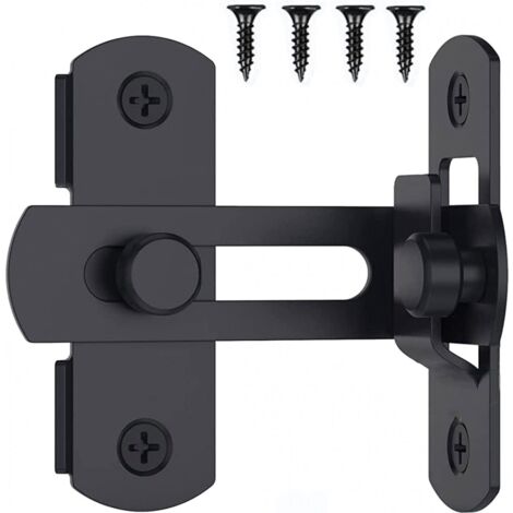 Serratura per porta scorrevole - nera - serratura per porta - 90° - serratura per porta scorrevole a libro - chiavistello | Leroy Merlin