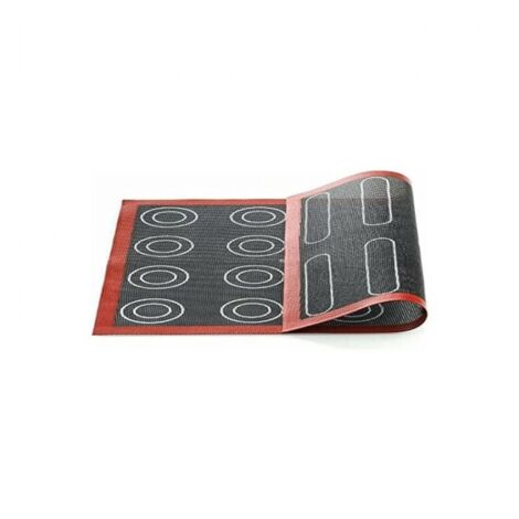 Tappetino Da Forno Lékué In Silicone - 40x30 Cm Con Bordo, Nero Antiaderente - Foto 4