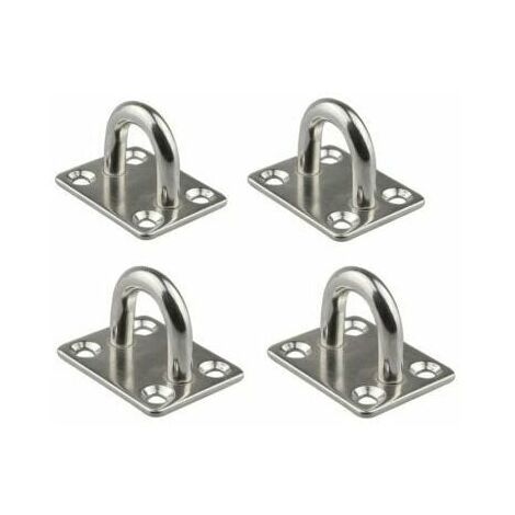 MroMax 5 Pz Molla Gancio M10 In Acciaio Inox 304 Durevole Carabiner Marine Grade Clip Di Sicurezza Tono Argento