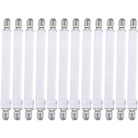 8 supporti antiscivolo per maniche, elastici in metallo per