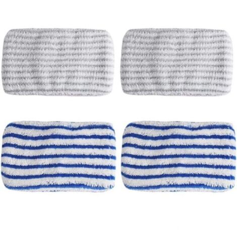 Confezione da 6 pezzi di ricambio per scopa a vapore - 3 panni in microfibra, 3 panni in microfibra per mocio. Compatibile | Leroy Merlin