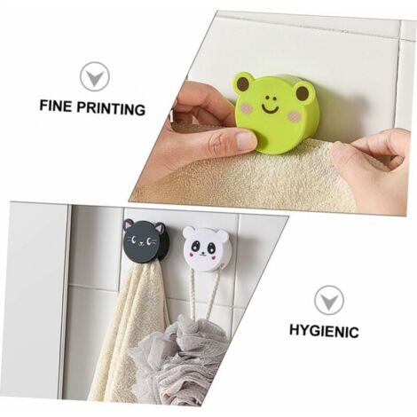 4 Clip Porta Asciugamani In Metallo – Con Passante – Antiruggine – Per Cucina E Bagno - 2
