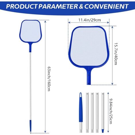 Zelsius Retino Per Piscina | Retino Per Piscina A Maglia Fine - 42 X 27 - Foto 9