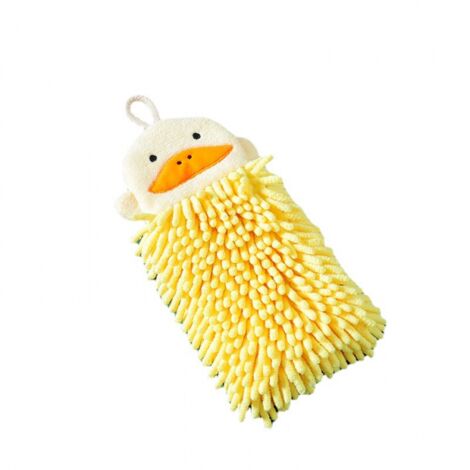 Confezione Da 2 Asciugamani Da Appendere A Forma Di Oca, In Morbido Pile Corallo Assorbenti Salviette Detergenti Per Bambini Per Bagno E Cucina Multicolore
