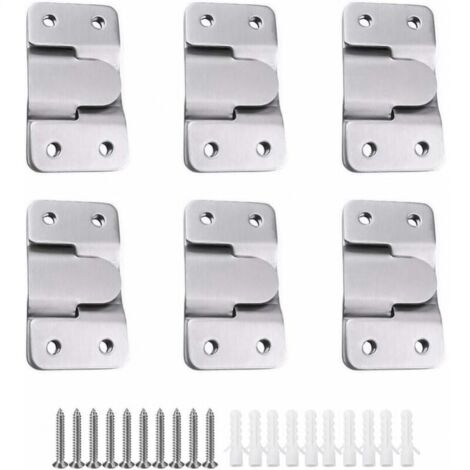 6 pezzi clip plastica per tende verticali, fissaggio nascosto