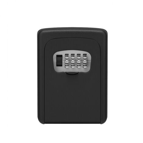 Cassetta Portavalori ARREGUI - Con Vassoio Monete E Clip Banconote, Acciaio, Serratura A Chiave, Nero