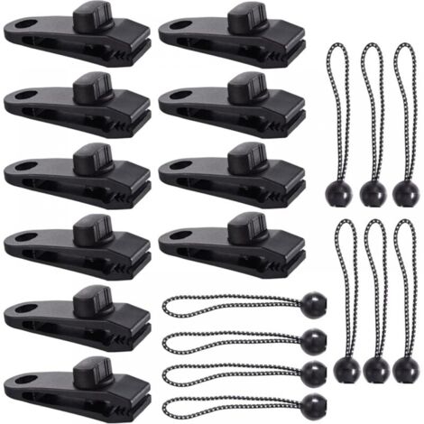 Set Di Clip Per Teloni, Morsetti Di Sicurezza, Kit Di Accessori Per Tende Da Campeggio Per Forniture Da Campeggio~p125280236