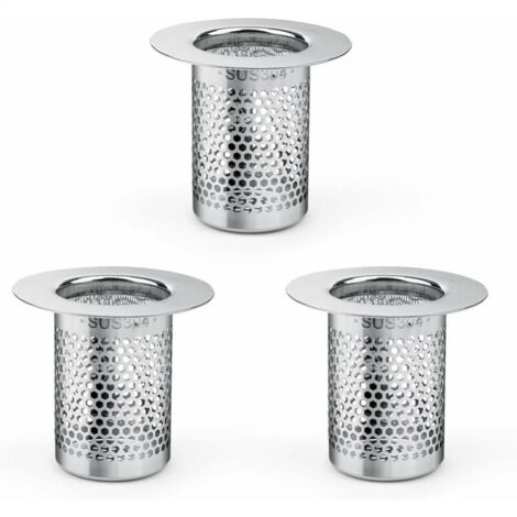Filtro Per Scarico Doccia 2 Pezzi In Acciaio Inox 304 E Silicone – Diametro 12 Cm, Raccoglicapelli Riutilizzabile Per Vasca E Lavandino - 3