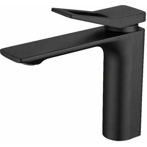 Rubinetto Lavabo Bagno Nero Con Miscelatore - Acciaio Inox, 2 Tubi Inclusi, Design Moderno E Antimacchia - Foto 8