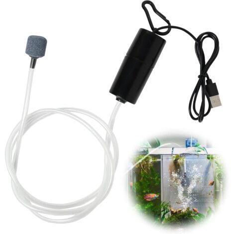 Mini Pompa Aria USB Per Acquario – Aeratore Ossigeno Portatile Per Pesci E Secchi Esca