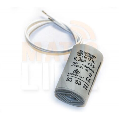 COMAR - Condensatore 6.3 UF-&micro;F (MF -mF -Micro Farad) Per