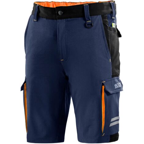 Sparco 02418BMAF3 Bermuda Tecnici Da Lavoro Atlanta Blu XL