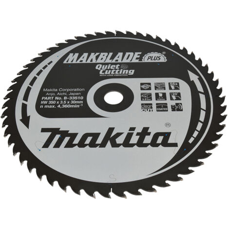 Makita B-33510 Lama Sega Circolare T.C.T. 350x30mm 56T Legno