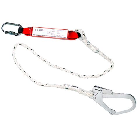 Akrobat AK112P Cordino Per Cinture Di Sicurezza Con Dissipatore 2 m EN355