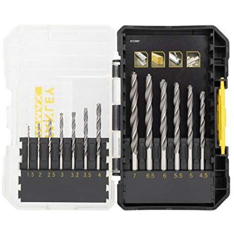 Stanley STA88553-XJ Punte Trapano Precisione Metallo 1.5-7 mm Cassetta 13 Pezzi (1/4)