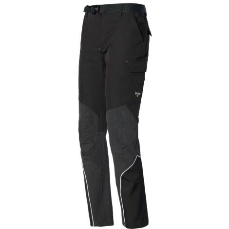 Issaline 8838B-060 Pantalone Da Lavoro Softshell Heavy Extreme Nero XXL