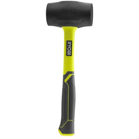Ryobi RHHM450 Mazzuola Antirimbalzo Testa Acciaio Impugnatura Legno 450 gr (1/5)