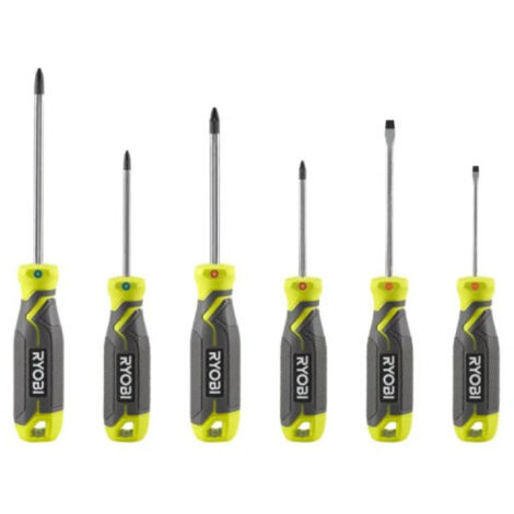 Ryobi RHSDS6PC Set Giraviti Magnetici Punte Magnetiche Antiscivolo 6 Pezzi (1/5)