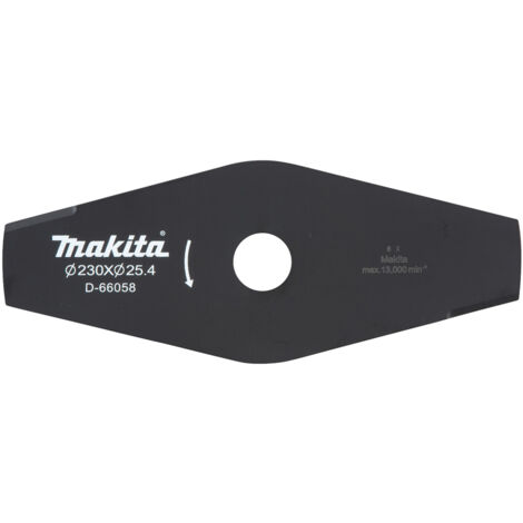Makita D-66058 Lama Decespugliatori Ø 230mm • Ø foro 25,4mm • 2 Denti • Sp 2,0mm