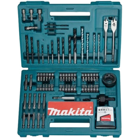 Makita B-54520 Set 100 pz Punte Trapano Bits Metallo Mattone Legno