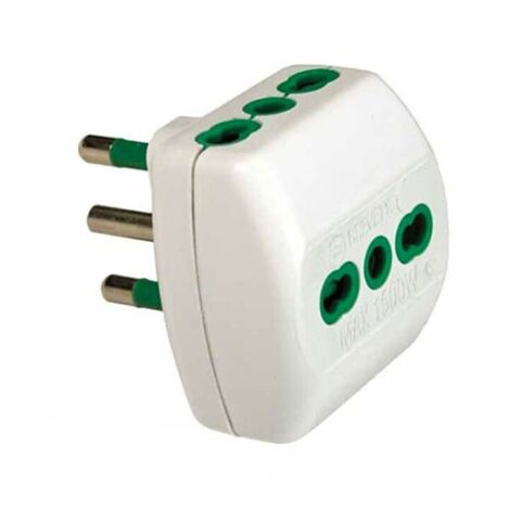 Fanton 82180 Adattatore Da S17 A 3P17/11 Vertical System Bianco (1/10)