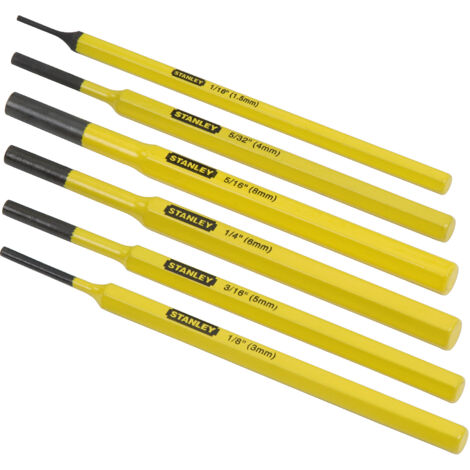 Stanley 4-18-226 Set Cacciaspine Acciaio Cromato 6 Pezzi (1/5)